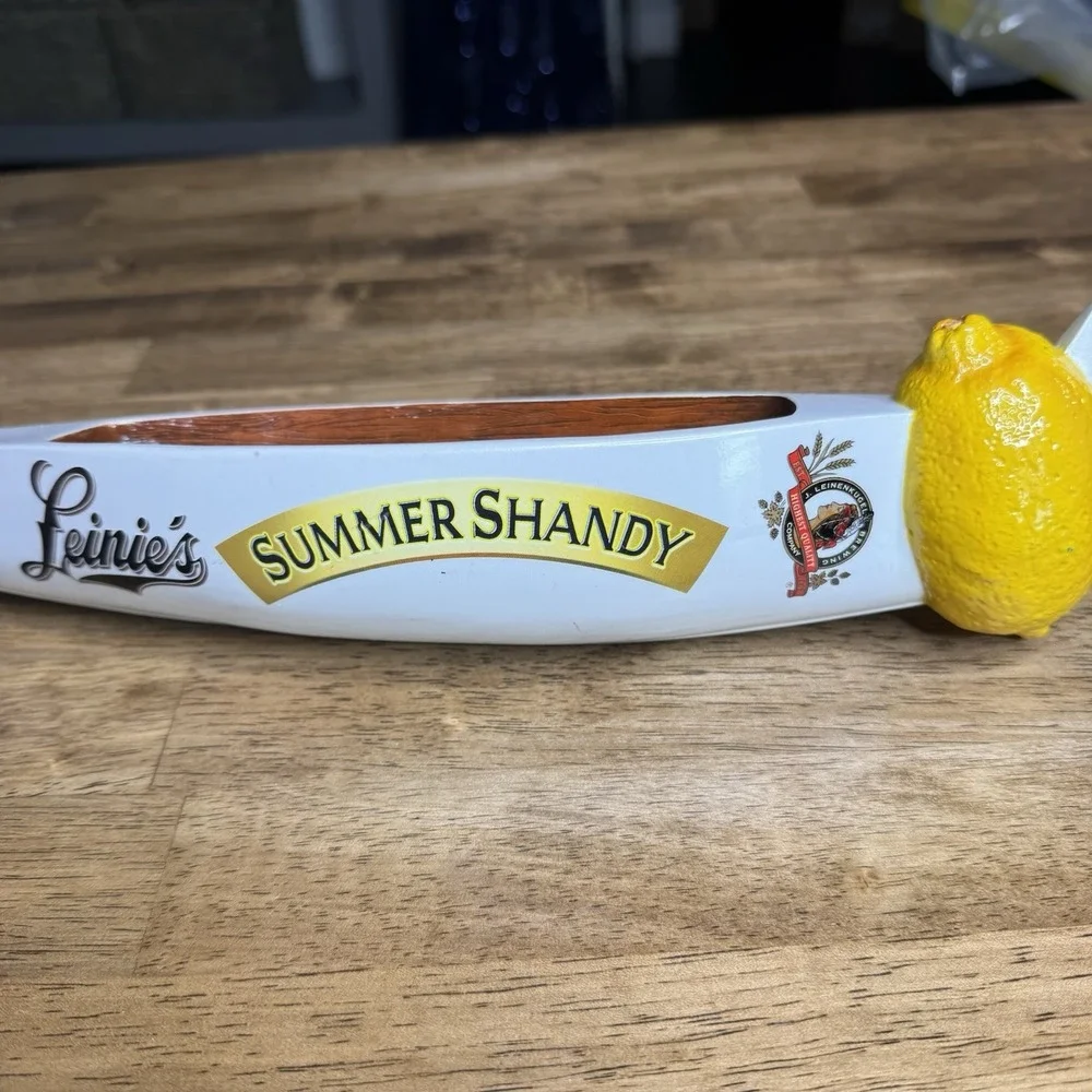 Leinenkugel's Summer Shandy Beer Tap Handle Lemon Bar Pub Kegerator